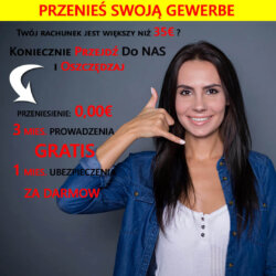 Gewerbe a ubezpieczenieFirma w Polsce praca w Niemczech gdzie podatek